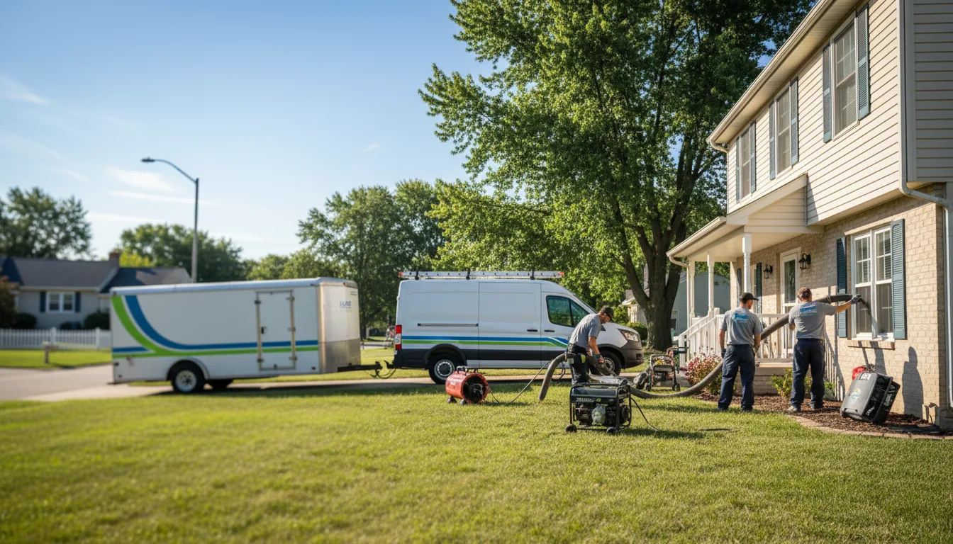 Flooded Basement Restoration And Cleanup With Repair in Stewart, MN near me